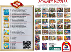 Schmidt Spiele 58288, Descubre el mundo, rompecabezas de 1000 piezas Puzzle Naty Shop