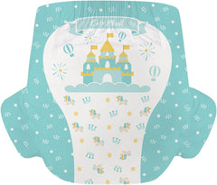 CutiePlusU Pañales para Adultos Paquete de 2 Bragas Desechables para Incontinencia con Solapas para Mujeres y Hombres Máxima Absorbencia Durante la Noche - Principito (Mediano 71-96 cm)