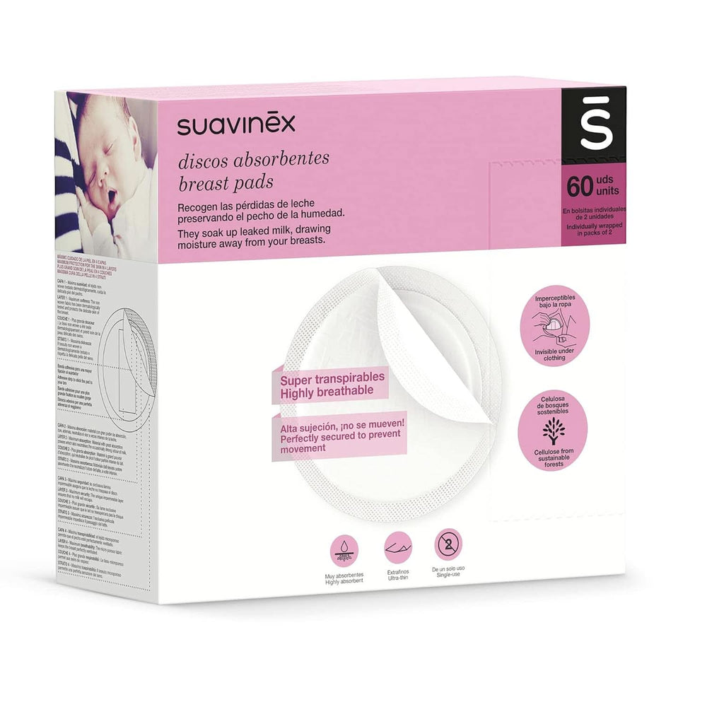 Suavinex 3182126 - Tampón Lactancia pack de 60 Accesorios Alimentación y Lactancia Tienda Bebe Naty