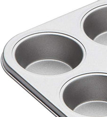 Bandeja para hornear muffins Kitchencraft, cubierta antiadherente, capacidad para 12 muffins, moldes y bandejas para hornear de 35 cm x 27 cm Naty Shop