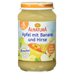 Bio Apfel Mit Banane Und Hirse, Ab Dem 6. Monat, 190 G Naty Título predeterminado de la tienda