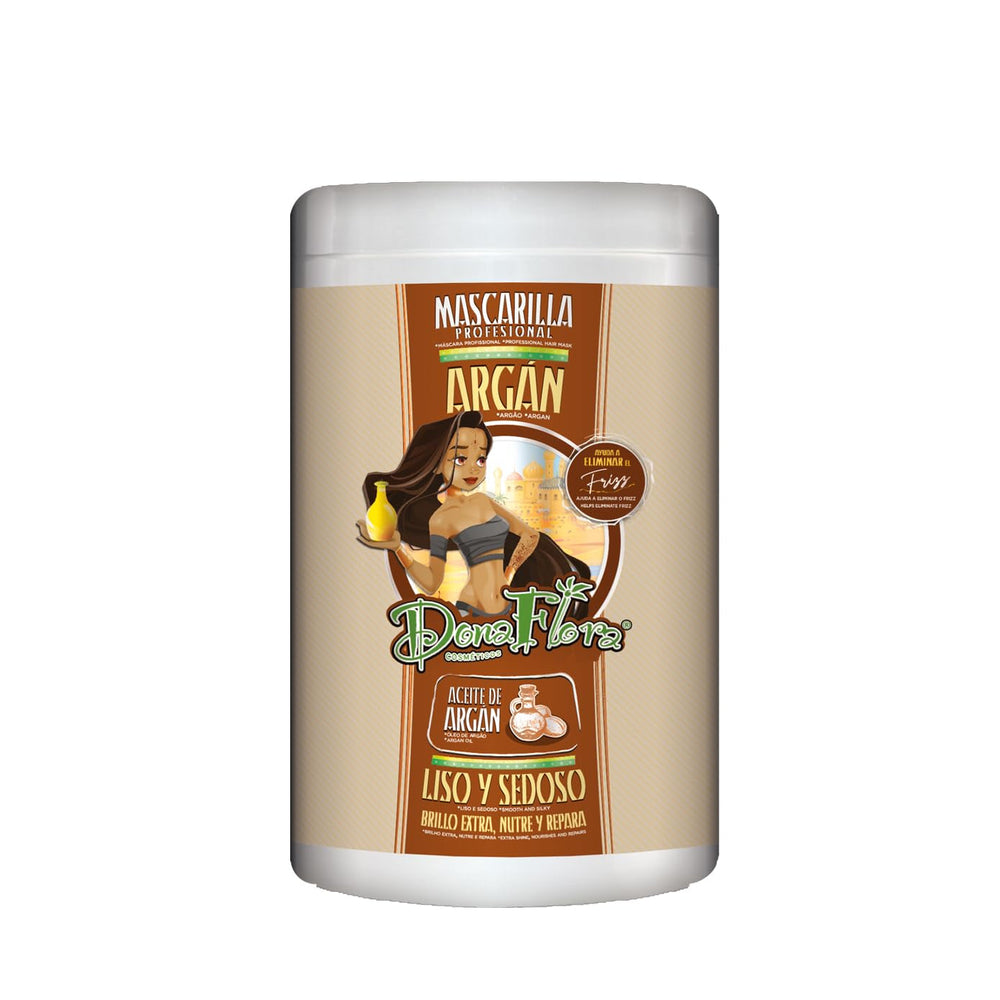 Mască de păr cu ulei de argan 1000g - Hidratare, strălucire și protecție împotriva ruperii părului - Pentru un păr mătăsos și moale - Fără parabeni și sulfați - Pentru toate tipurile de păr Masca de par Naty Shop Titlu implicit