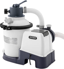 Sistem de filtrare cu nisip Krystal Clear SX925, Capacitate de circulație 2.000 l/h, 26642, Piscină cu cadru dreptunghiular și alb - Piscină supraterană - 300 x 200 x 75 cm, Albastră