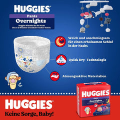 Huggies Night Pants Talla 6 (15-25 kg), Caja De Pañales Mensual, 88 Piezas Mother and Baby Naty Shop