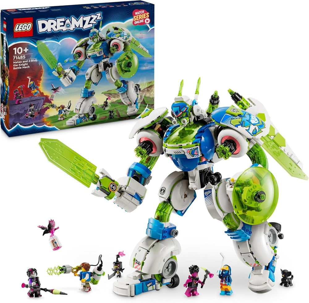 LEGO Dreamzzz Juego de bloques de construcción 3 en 1 Mateo y Z-Blob The Knight Mech para niños y niñas de 10 años Regalo para niños Set de fantasía Juguete de aventura robótica de 3 formas 71485 Juegos de construcción Beuche den LEGO-Store Default Title