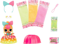 jajaja ¡Sorpresa! Mix & Make Birthday Cake Tots - Con muñeca coleccionable, vestido de pastel DIY, "hornear" y decorar el pastel, ingredientes y chispas de brillo - Muñeca con vestido de pastel - Ideal para niñas a partir de 3 años Naty Shop Dolls