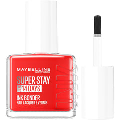 Maybelline New York - Esmalte de uñas coloreado de larga duración - colores intensos y pigmentados - Fortalece las uñas dañadas - Superstay Ink Bonder - Tono: Blood Orange 493 - 12 ml
