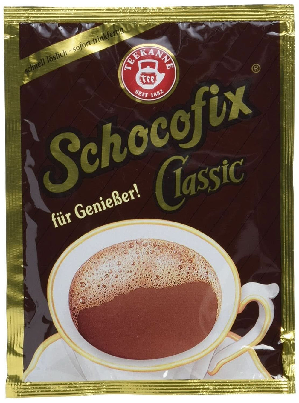 Teekanne Chocolate para beber Schocofix, paquete de 50 x 25 gramos Cacao y Chocolate Caliente Naty Shop