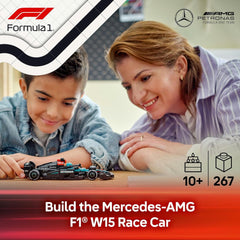 LEGO Speed Champions Coche de carreras Mercedes-Amg F1 W15 - Juguete con minifigura de Fórmula 1 - Modelo de coche coleccionable y para construir - Regalo para niños y niñas mayores de 10 años o fans adultos 77244 Juegos de construcción Besuche den LEGO-Store
