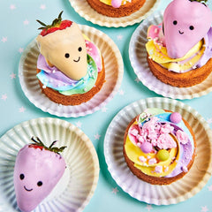 Pixuri alimentare Funcakes, portocaliu: coloranți alimentari, vârf flexibil pentru linii groase și subțiri, pix comestibil pentru fursecuri, prăjituri, fondant și multe altele, ideal pentru personalizare, certificat Halal