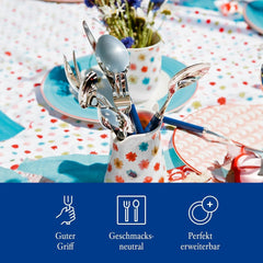 Villeroy & Boch - ¡Juega! Cubiertos Océano Azul, Juego de 30 piezas Cocina Naty Shop