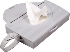 Porta toallitas Ubbi on-the-Go Regalo para bebés, gris Toallitas húmedas para bebés Naty Shop