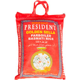PRESIDENTE - Arroz Basmati Golden Sella, (1 X 5 KG)