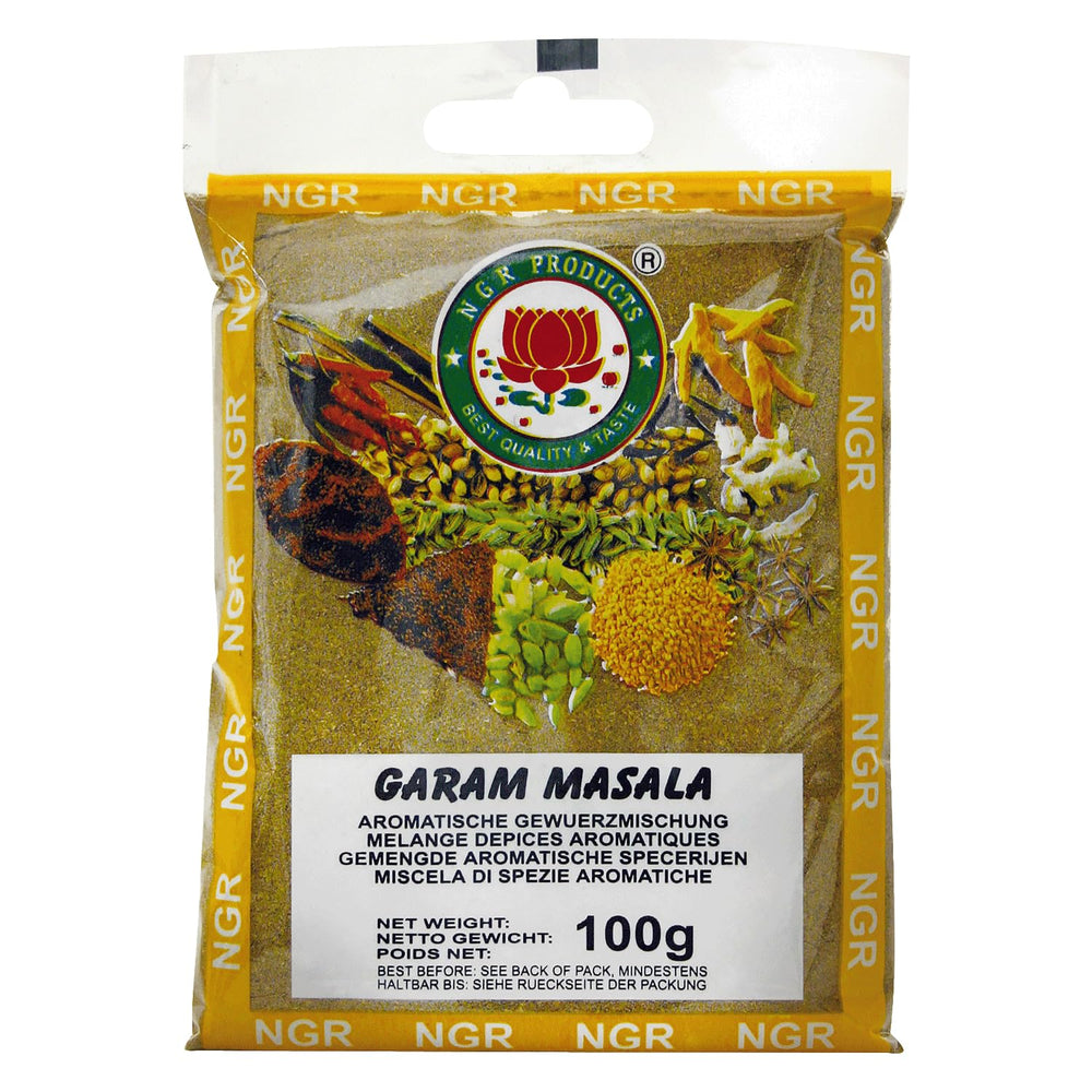 Garam Masala, Gewürzmischung zum Würzen von Gerichten, vegano, halal, sin gluten (1 x 100 g)