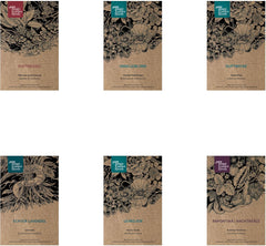 Plantas aromáticas: set de regalo con semillas y 6 plantas con hermosas flores aromáticas