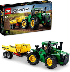 LEGO Technic Tractor John Deere 9620R 4x4 con Remolque Volquete Juguete Agrícola Clásico para Niños Niños y Niñas 8 Años Kit de Modelos Coleccionables 42136 Juegos de Construcción Besuche den LEGO-Store Single