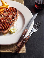 Juego de Cubiertos Grill Tramontina de Acero Inoxidable 14 Piezas Cubiertos para Carne Juego Grill Cocina Naty Shop