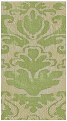 Șervețele cu prosop pentru oaspeți Palazzo, verde mușchi, 15 bucăți per pachet