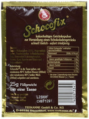 Teekanne Chocolate para beber Schocofix, paquete de 50 x 25 gramos Cacao y Chocolate Caliente Naty Shop