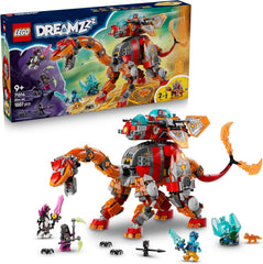 LEGO DREAMZzz 2en1 Dino-Düsenflieger - Dinosaurier Spielzeug verwandelbar in Stegosaurus - inkl. 4 Minifiguras y 2 Criaturas del Tesoro coleccionables - Regalo para niños a partir de 9 años - 71514