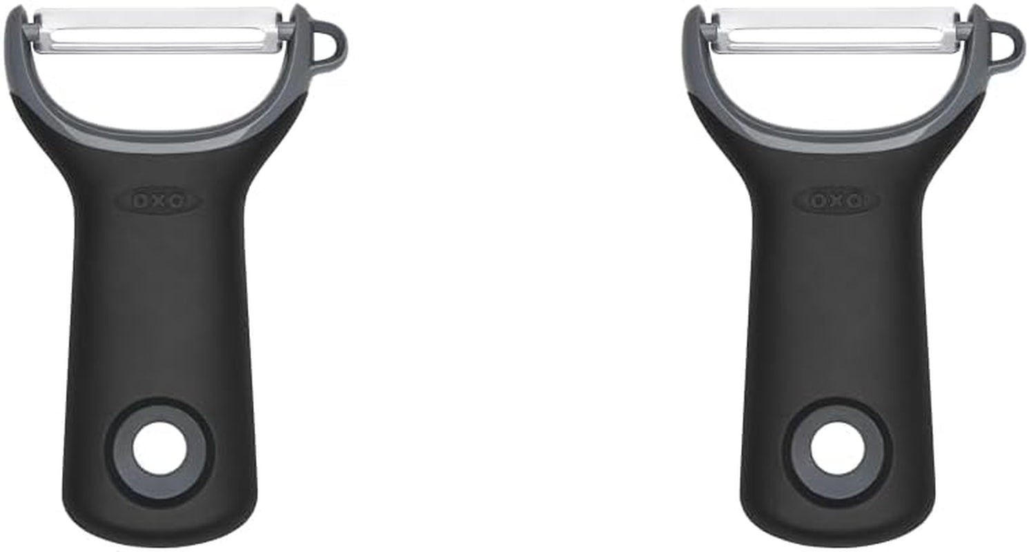OXO Good Grips peeler cu funcție julienne, negru Peeler OXO 2 bucati Peeler Y