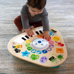 Baby Einstein, Hape, Clever Composer Tune Table Magic Touch Play Table, 22 instrumente muzicale, jucărie muzicală electronică din lemn, cub muzical și jucărie senzorială, copii de la 6 luni în sus Jucarii Bebe Naty Shop