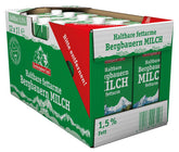 Berchtesgadener Land Haltbare Bergbauern-Milch, 1,5% Fett, paquete de 12 (12 x 1 l)