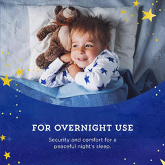 Scutece de unică folosință pentru bebeluși Overnight, hipoalergenice, protecție pe timp de noapte, alb Mama si Copilul Naty Shop