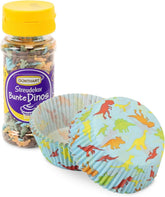Set Günthart Dino, 55 gramos + 50 estuches de papel para cupcakes Sprinkles Naty Shop