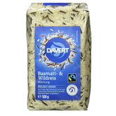 Davert Mezcla de arroz basmati y salvaje, orgánica, 500 g