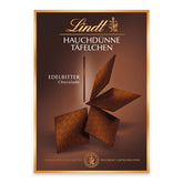 Barras de chocolate negro ultrafinas Lindt Chocolate | 125 gramos | Barritas ultrafinas del mejor chocolate negro | Especialmente fino y fino | Regalo de chocolate (1 paquete)