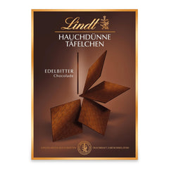 Barras de chocolate negro ultrafinas Lindt Chocolate | 125 gramos | Barritas ultrafinas del mejor chocolate negro | Especialmente fino y fino | Regalo de chocolate (1 paquete)