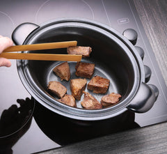 Russell Hobbs Olla de Cocción Lenta, 3,5 Litros Antiadherente, Acero Inoxidable, 3 Ajustes de Temperatura y Función Mantener Caliente, Olla de Cocción Lenta 160W Naty Shop