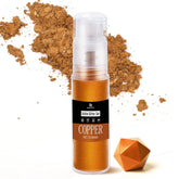 DecoRom, brillantina comestible, polvo, 10 gramos Glitter Naty Shop Cobre