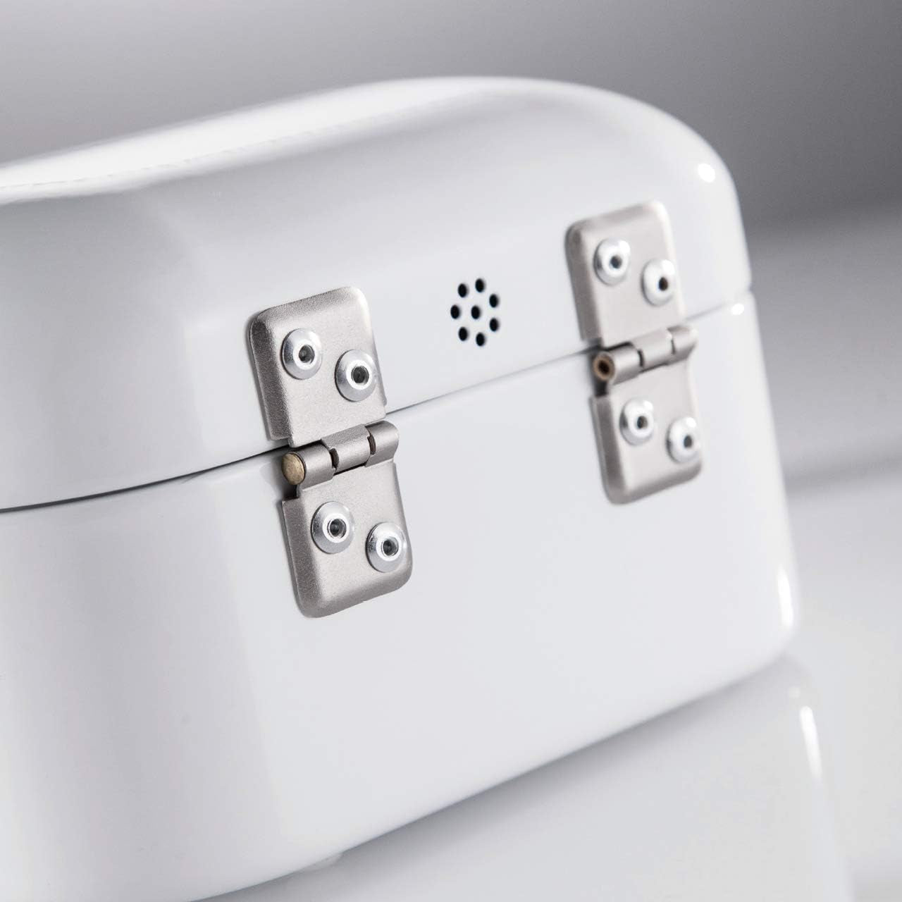 Wesco 235 001 Mini Grandy coș pentru pâine 17 x 18 x 12 cm (L/W/H) roz, oțel inoxidabil Cutii depozitare alimente Naty Shop