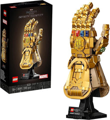 LEGO 76191 Marvel Super Heroes Infinity Glove Avengers Thanos Glove Model Set de construcción para adultos Artículo para fanáticos Regalo para hombres Mujeres Her Him Juegos de construcción Besuche den LEGO-Store Single