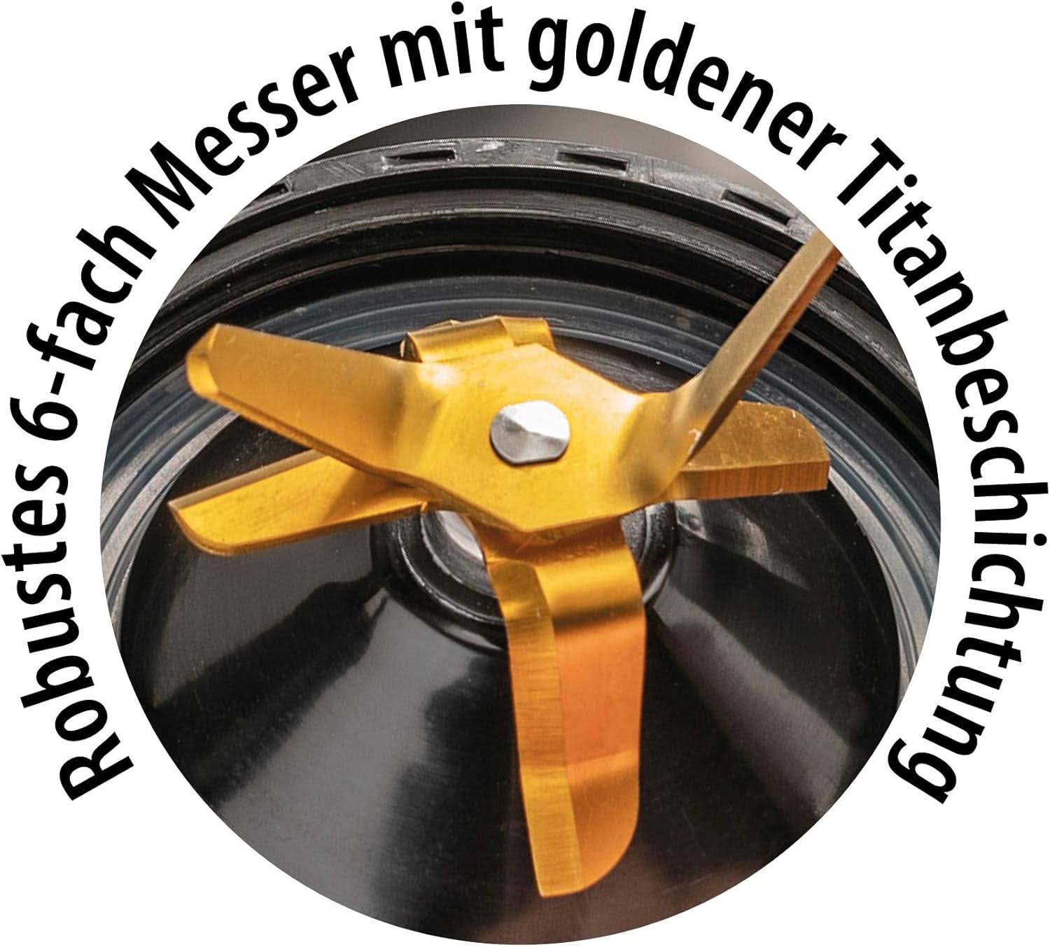 CASO B 1800 Powerblender-Set - Standmixer, 28.000 U/Min, Glasbehälter 1,75 L, Inkl. Trinkflasche Und Zerkleiner, Mixer Testsieger Mit Sehr Gut, Edelstahl Naty Shop