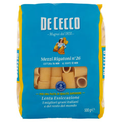 Pasta Mezzi Rigatoni, paquete de 1 (1 x 500 g)