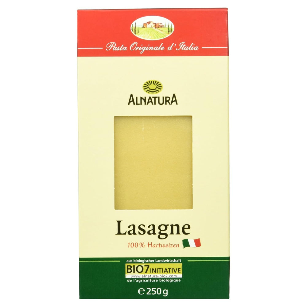 Lasaña ecológica, 250g
