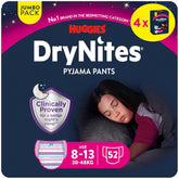 Huggies DryNites Pañales nocturnos para mojar la cama para niños de 13 a aproximadamente 8-13 años (30-48 kg) Paquete mensual gigante de 33 piezas (3x11) Bragas de pañales XL Productos de baño Vazba