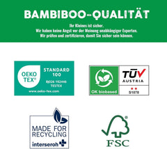 Scutece de unică folosință Bambiboo, prietenoase cu pielea, cu fibre fine de bambus - Chiloți pentru scutece pentru bebeluși - Huse de scutece de unică folosință - Protecție pentru pielea sensibilă - Foarte absorbante - Mărimea 4 (Maxi), 16 bucăți