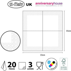 Șervețele Tiflair Cheese & Wine Lunch, 3 straturi, 20 bucăți, Fromage, Vino, Wine Night, Pentru decoupage, 33 X 33 Cm