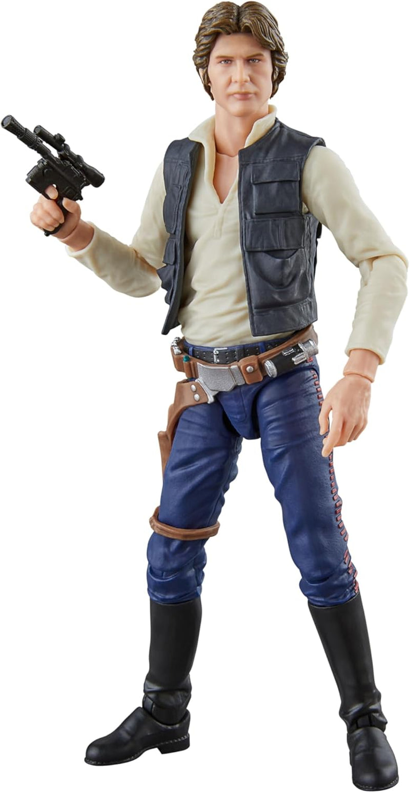 Star Wars The Black Series Han Solo, Star Wars: A Hope Figura de acción coleccionable premium (15 cm) Figuras de acción Naty Shop Título predeterminado