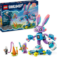 LEGO Dreamzzz Izzie y Bunchurro, el conejito de juego para niños 7+, juego 2 en 1 con minifigura de héroe y Cyberling para una experiencia de juego imaginativa 71490 Juegos de construcción Besuche den LEGO-Store Default Title