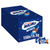 Mini barras de chocolate, paquete a granel de chocolate, crema de leche ligera, 150 x 15,5 g, 2,3 kg