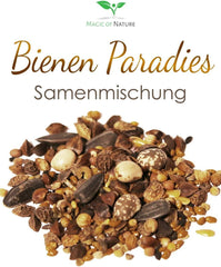 Mix de semințe de flori Magic of Nature - Paradisul albinelor - 1 kg - Ușor de utilizat - Pășune pentru albine înflorite - Sfaturi de semănat - Pentru 300 până la 500 m²