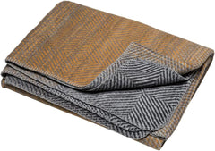 Manta de algodón David Fussenegger Manta de 150 x 200 cm con estampado de degradado de color Camas y mantas mullidas David Fussenegger