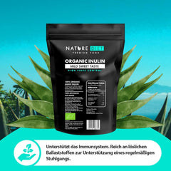 Nature Diet - Bio-Inulina 1 Kg | Aus Agave | Natürliches Präbiotikum Edulcorantes Naty Shop