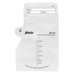 BF100 Bolsa de almacenamiento para leche materna - Bolsa para leche materna - capacidad 220 Ml - 100 piezas - Transparente Alimentación y Accesorios Lactancia Bebe Naty Shop