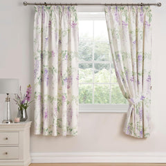 Dreams & Drapes Design - Wisteria - Funda de cama acolchada - 200 cm x 230 cm en rosa DREAMS AND DRAPES Camas y fundas lila H183 X W168 cm (paquete de 1)